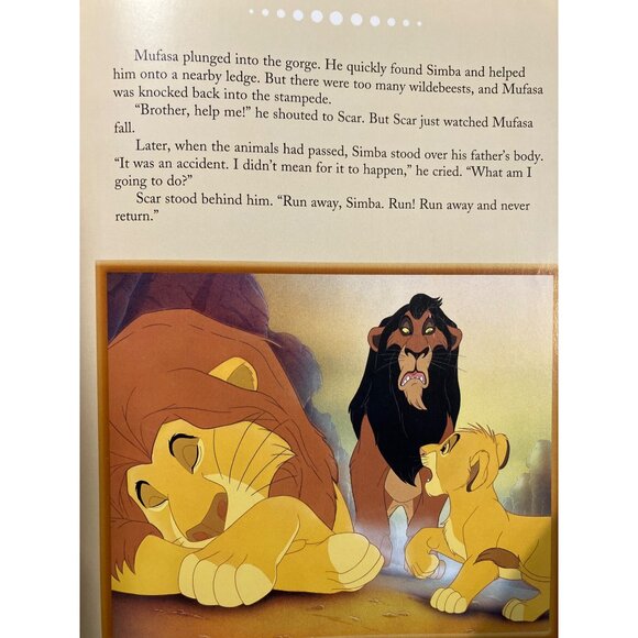 Disney The Lion King Book Special Edition Kohls Cares Ages 3 & Up - Picture 13 of 13
